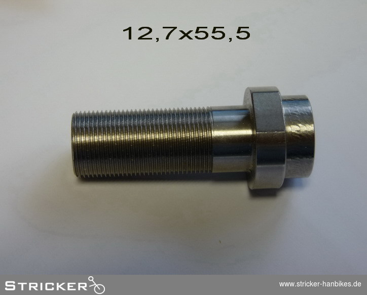 12,7 x 55,5 Gewinde Ste.buchse – Stricker Handbikes, Bestellnummer 901526-0