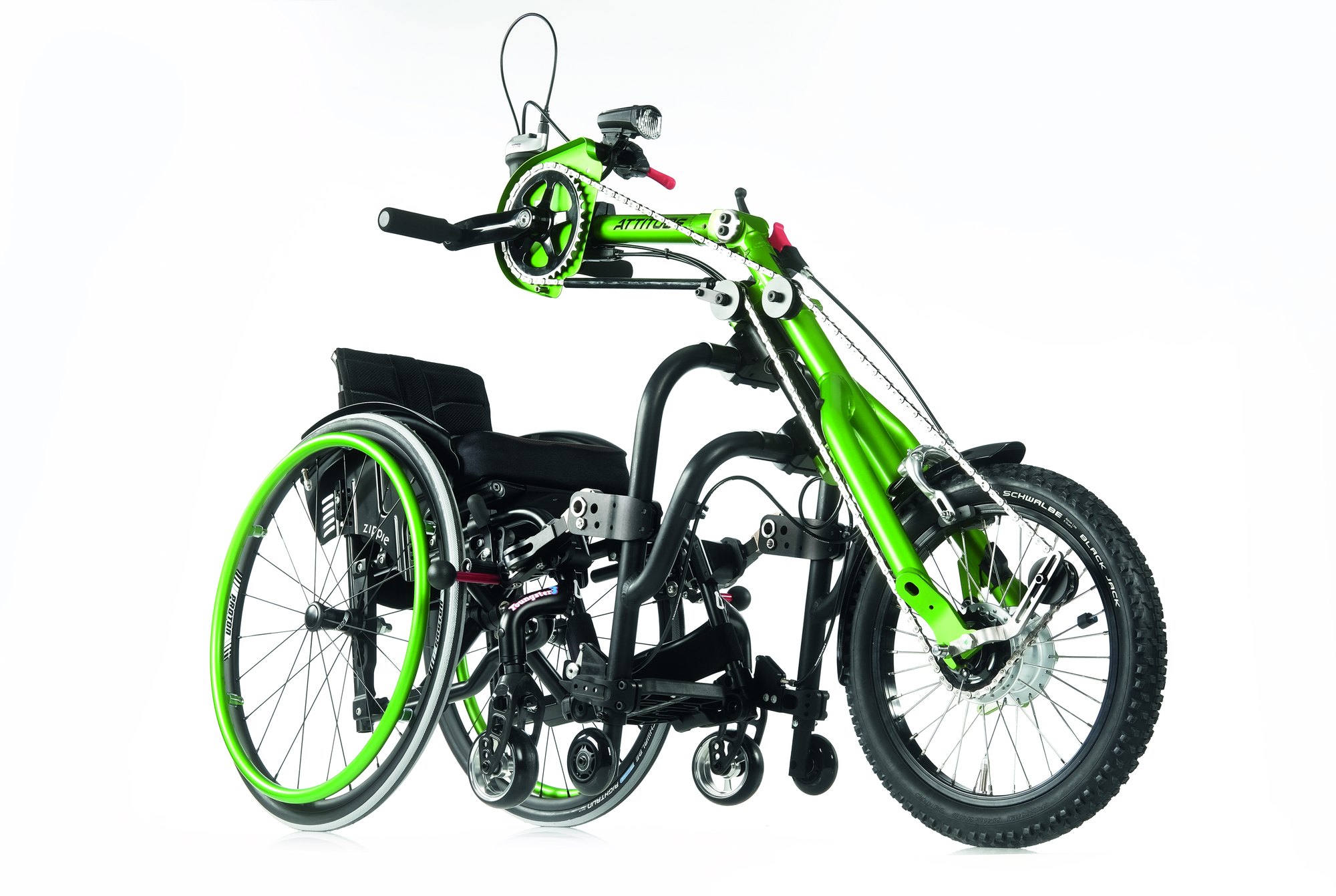Empulse Attitude Junior an einem Kinderrollstuhl