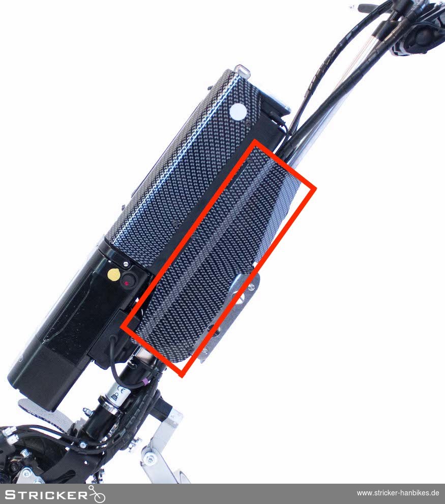Carbonbeschichtung Steuerungsrückseite – Stricker Handbikes, Bestellnummer 421018-0