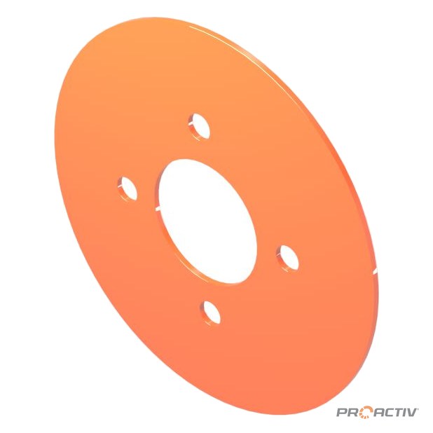 PRO ACTIV Ersatzteil – Kettenschutzscheibe 26 Zähne, Ø 8,5 mm