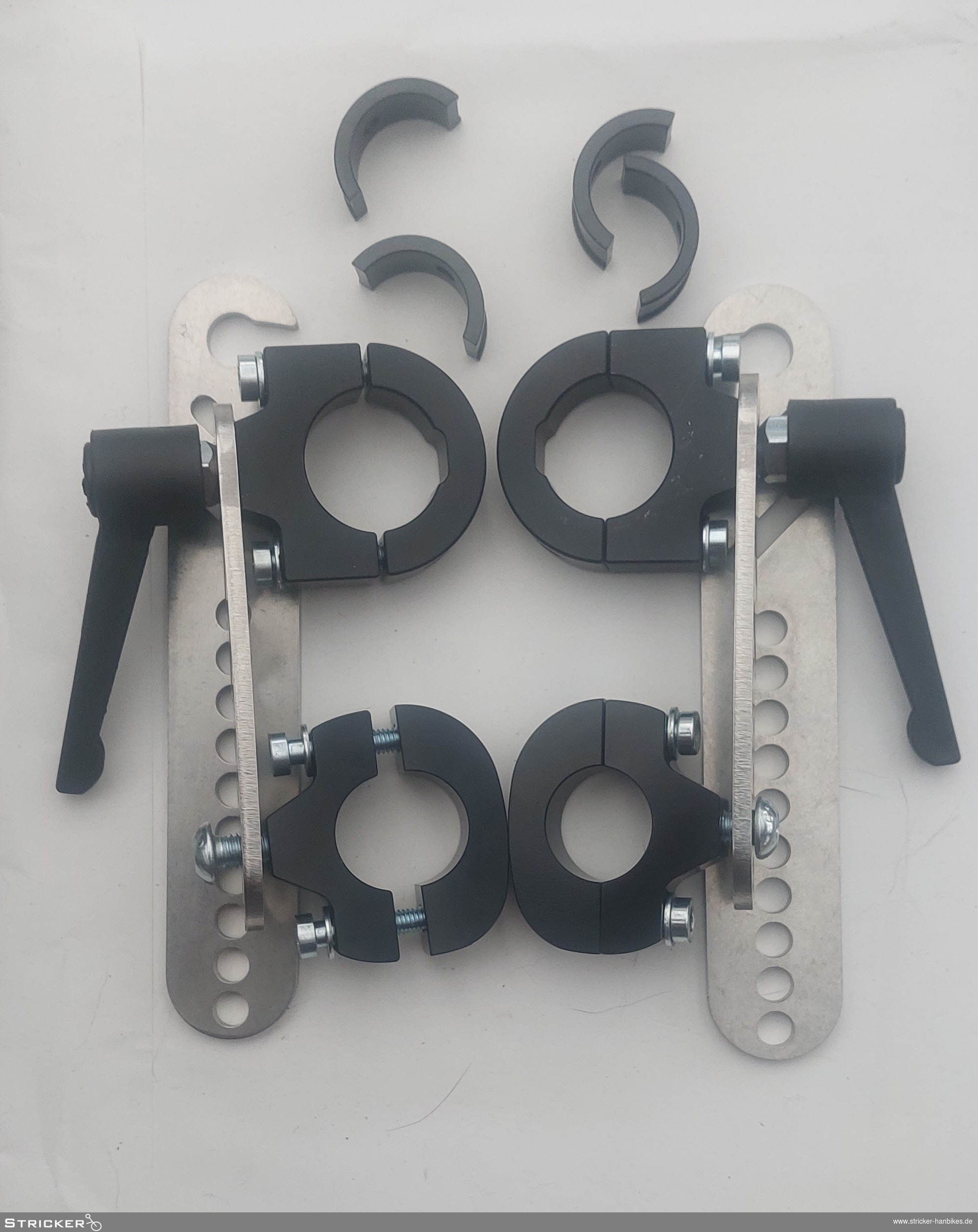 Adapter Vorbaufix f.abnehmb. Füßstützen – Stricker Handbikes, Bestellnummer 220098-0