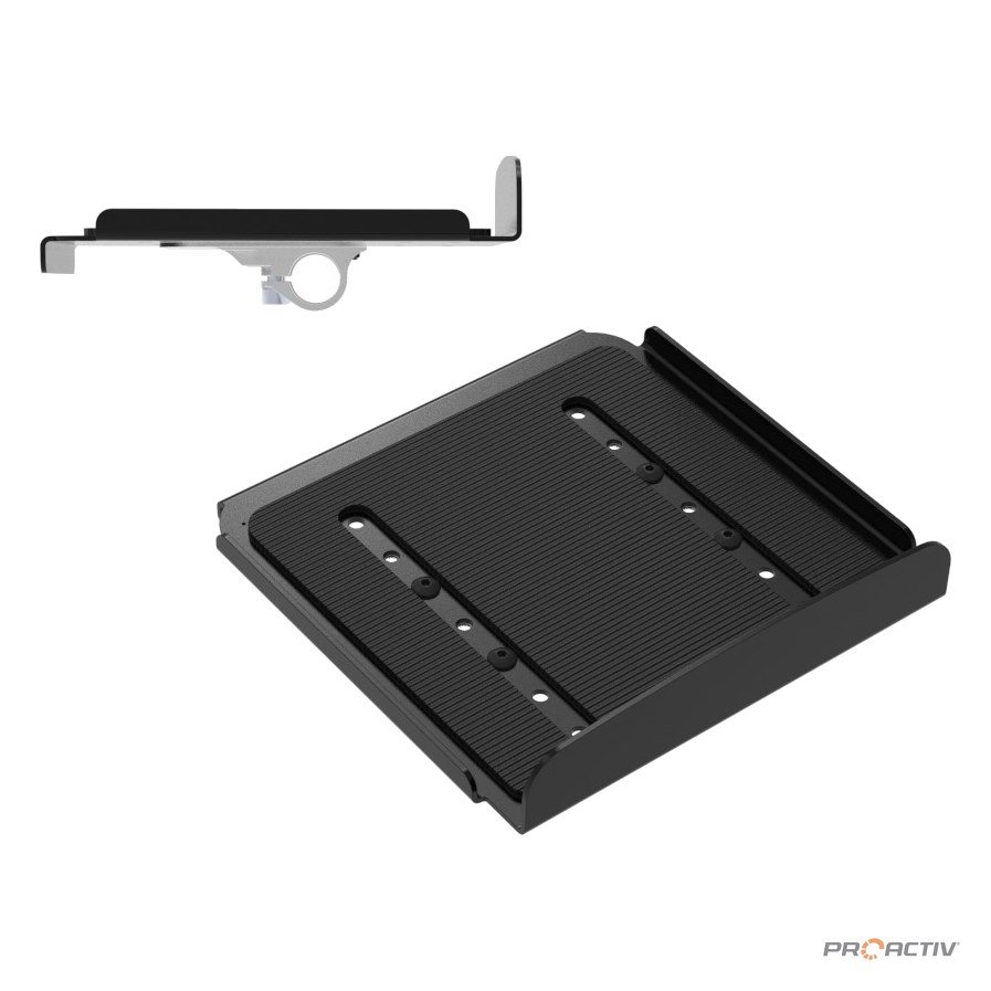 PRO ACTIV Ersatzteil – Fußbrett gekantet, 18 cm tief
