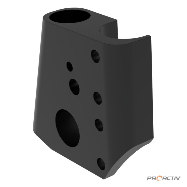 PRO ACTIV Ersatzteil – Universaladapter links, schwarz