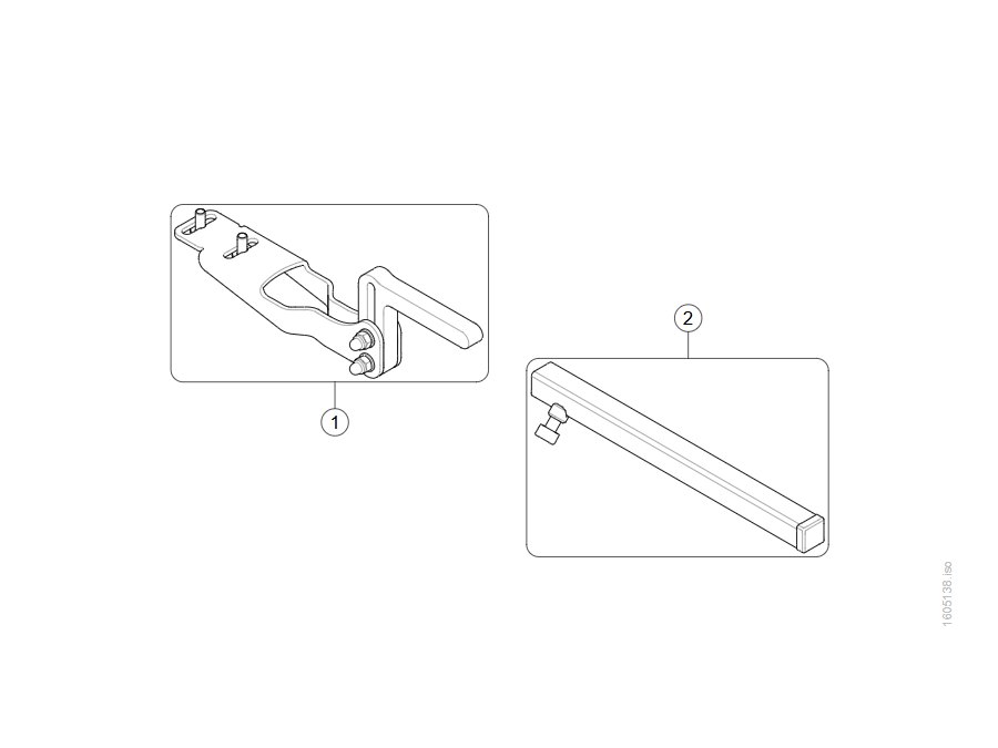 Fahrpulthalterung, Standard