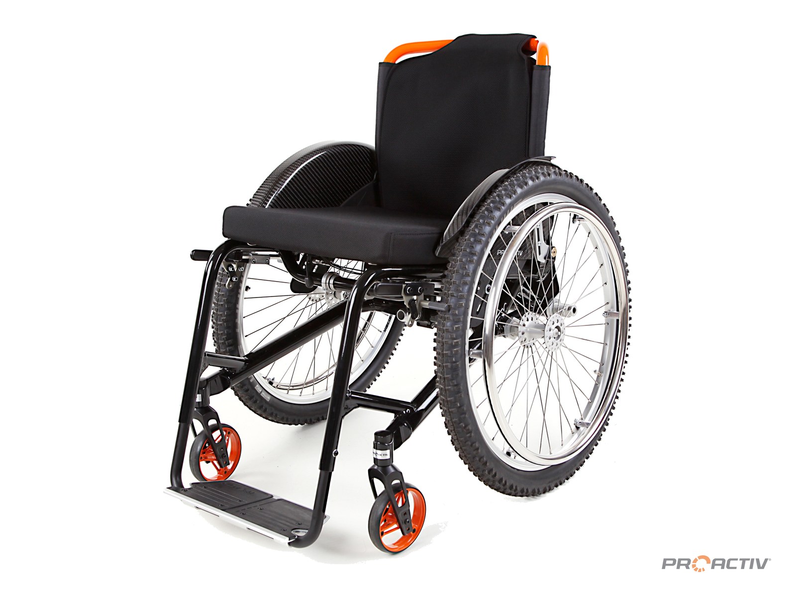 PRO ACTIV SPEEDY F2 Sportrollstuhl, mit verlängertem Radstand und Geländereifen
