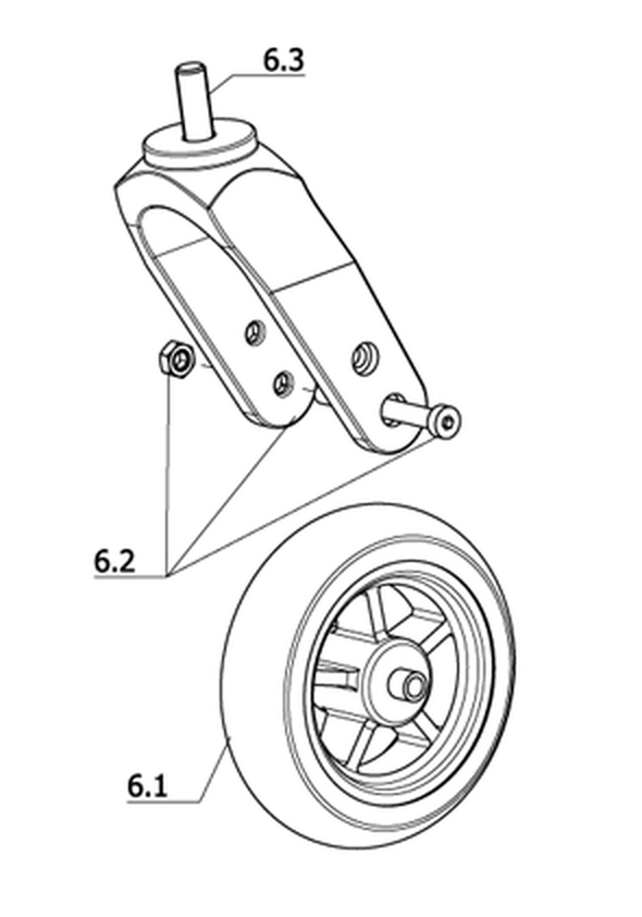 Lenkrad ø142 Vollgummi Soft (Code 154)