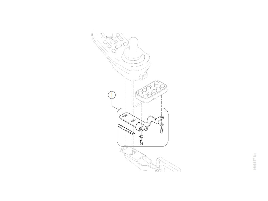 Halterung vorne