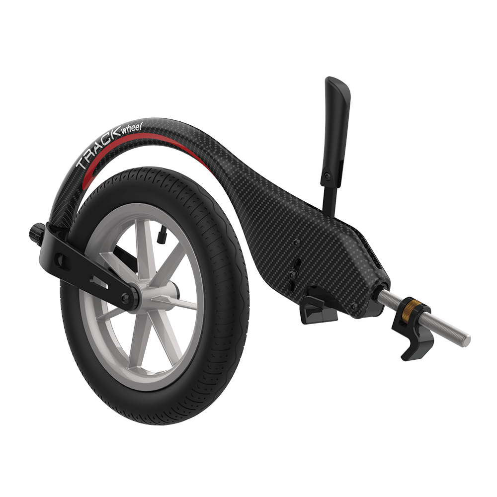 Rehasense TRACK WHEEL Single Arm Carbon, schräg von hinten links