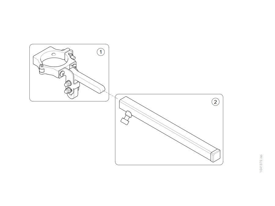 Standard-Halter externe Kompakt-Joysticks