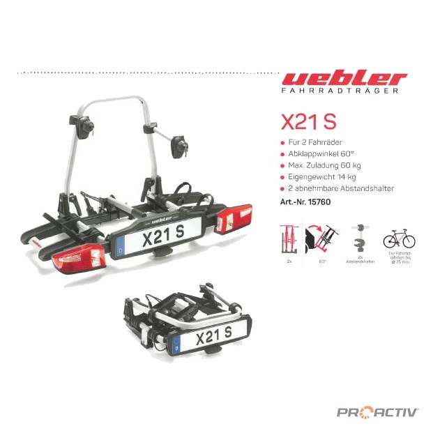 PRO ACTIV Ersatzteil – Uebler Kupplungsträger X21 S