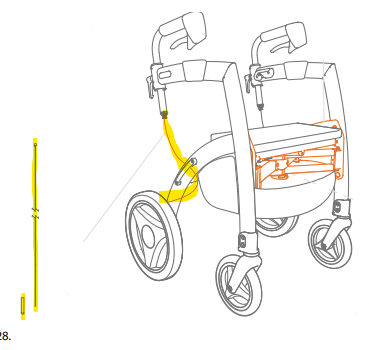 Rollz Innen Bremszug für Rollz Motion