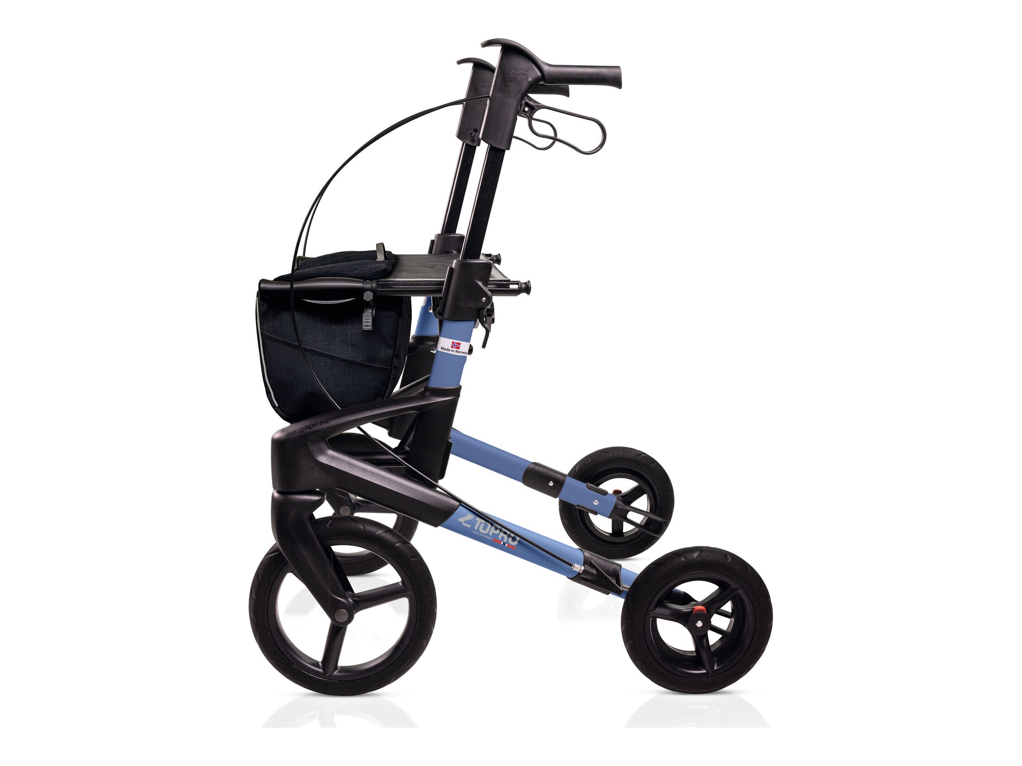 TOPRO Olympos ATR Outdoor-Rollator – Medium, Ozeanblau