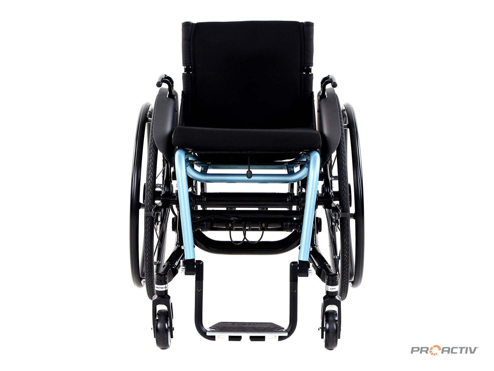 PRO ACTIV LIFT activ Rollstuhl mit Sitzhöhenverstellung, Vorderansicht