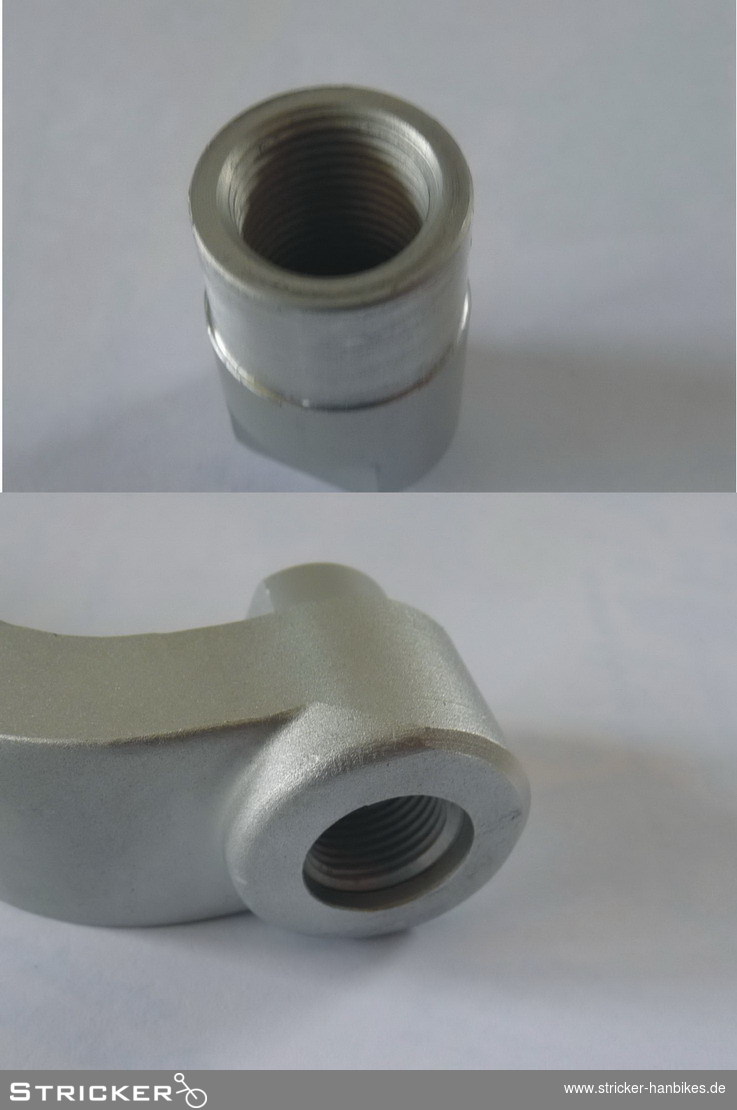 Bullhorn Gewindeinsatz standard Pedale – Stricker Handbikes, Bestellnummer 301277-0