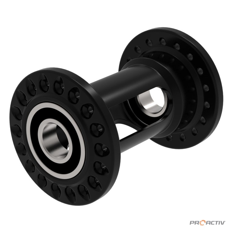 PRO ACTIV Ersatzteil – Aluminium-Litelinenabe schwarz