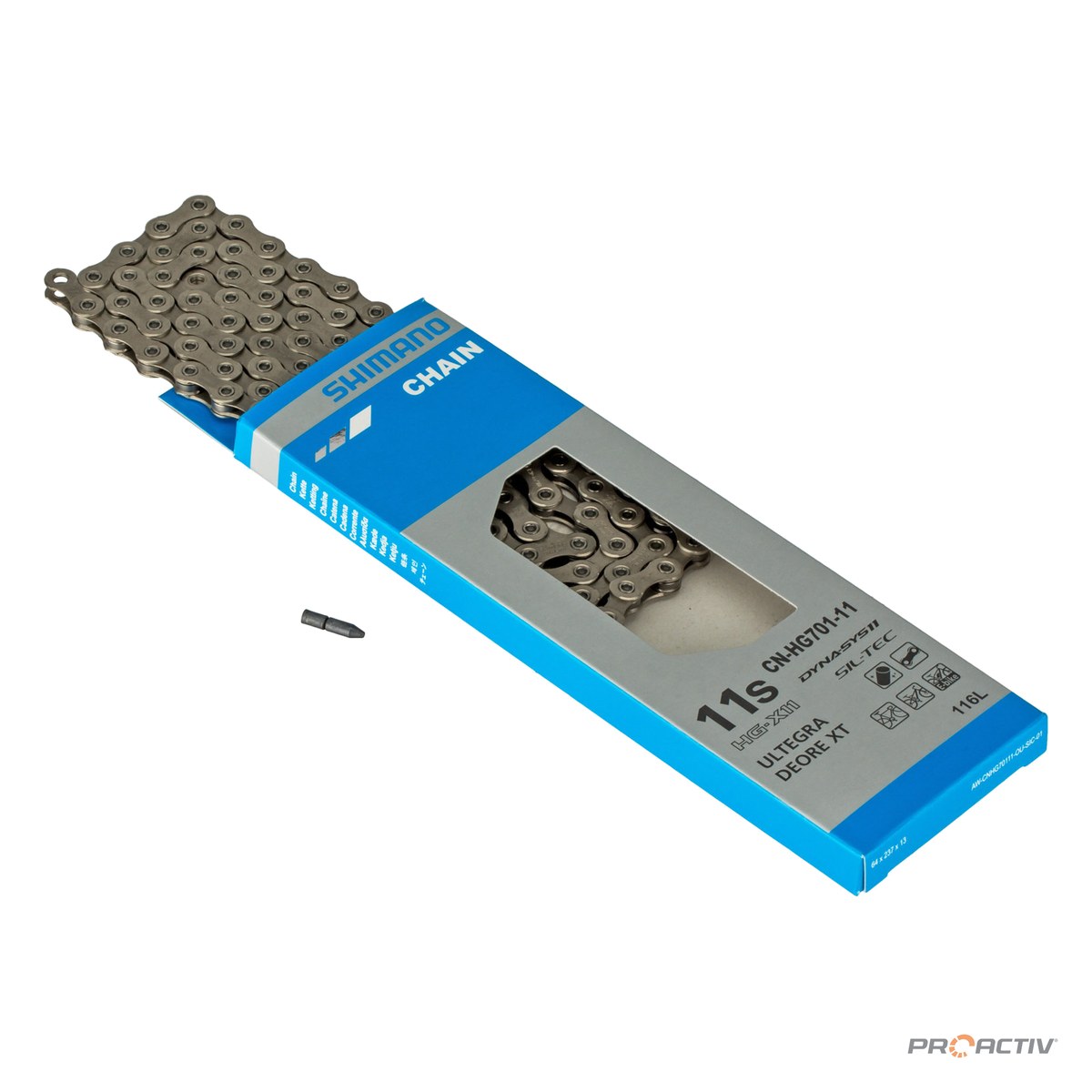 PRO ACTIV Ersatzteil – 11-Fach Kette HG701 XT