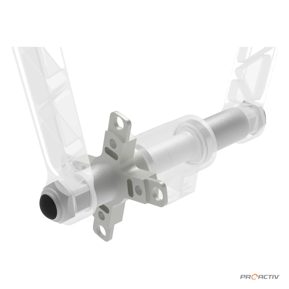 PRO ACTIV Ersatzteil – Tretlagerwelle Griffweite 45cm mit