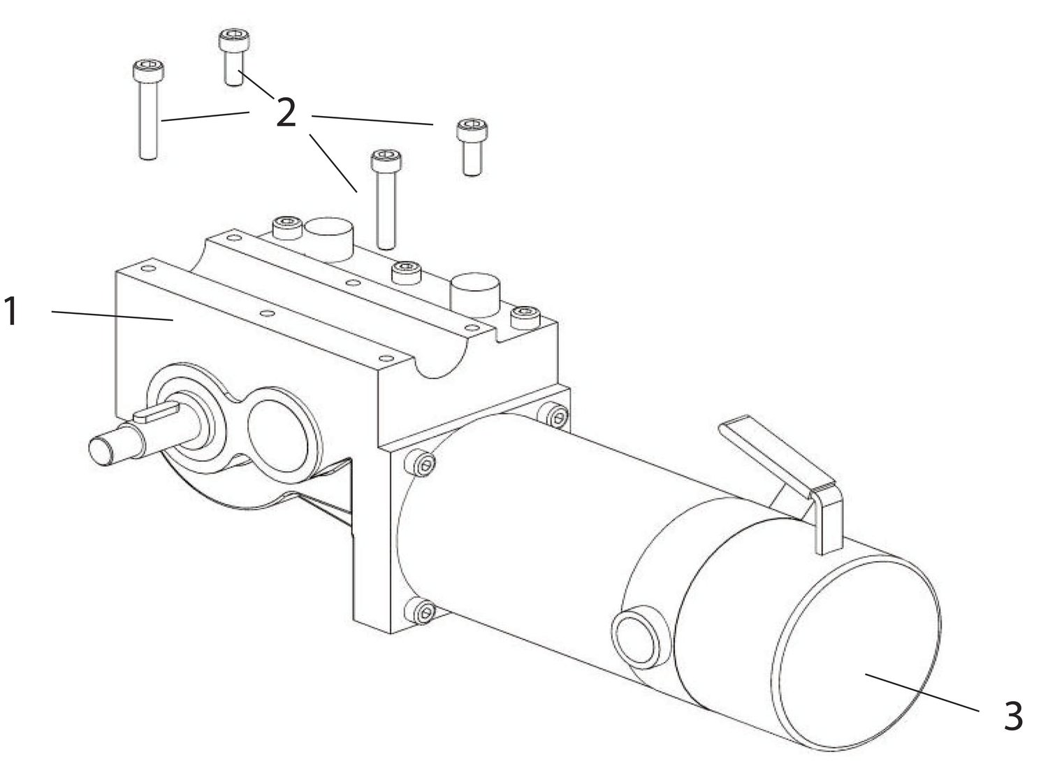 Explosionszeichnung Motor, Sunrise Quickie Salsa M2 Mini / Q300M