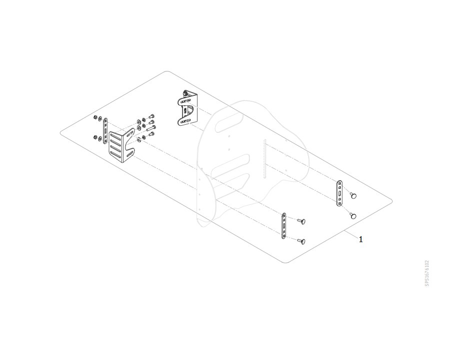 Invacare Matrx Elite E2 Montagematerial - ULM Tilt