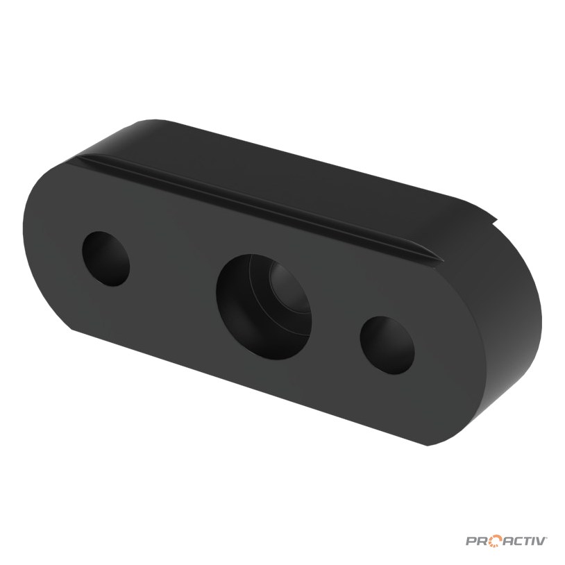 PRO ACTIV Ersatzteil – Distanz für Bremskörper 10mm, schwarz