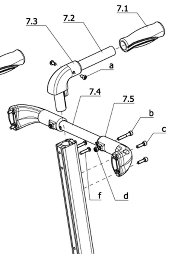 Schiebegriff Standard (Code 410)