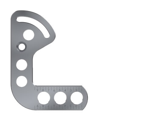 Rehasense Rehasense PAWS Klemmenaufnahme L-Form links, 140 mm (2 Stück)