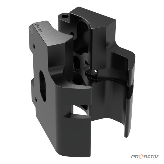 PRO ACTIV Ersatzteil – Klemmplatte Ø33-37mm schwarz