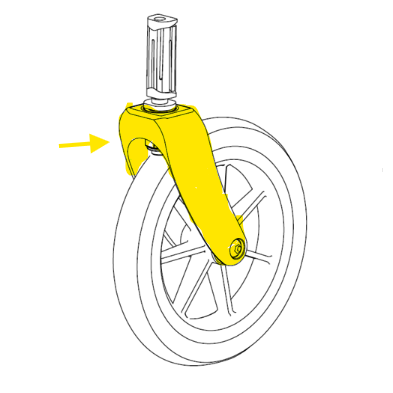 Rollz Gabel vorne für Rollz Motion