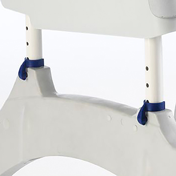 Aquatec Ocean 24" Ergo Dusch- und Toilettenrollstuhl – Ansicht 6