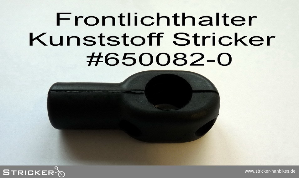 Frontlichthalter Stricker Kunststoff – Stricker Handbikes, Bestellnummer 650082-0