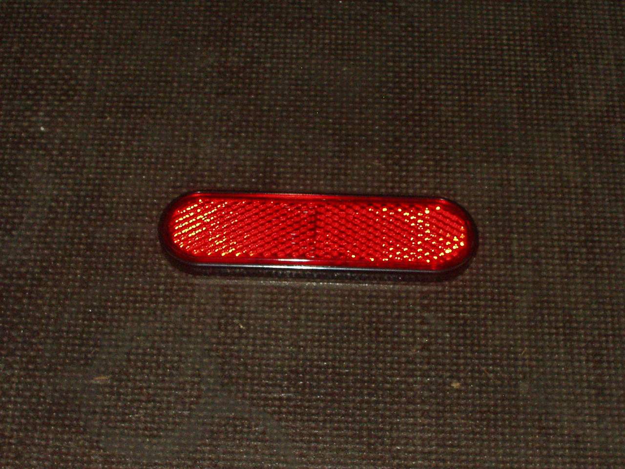 Rückstrahler Rot 100X28MM Oval