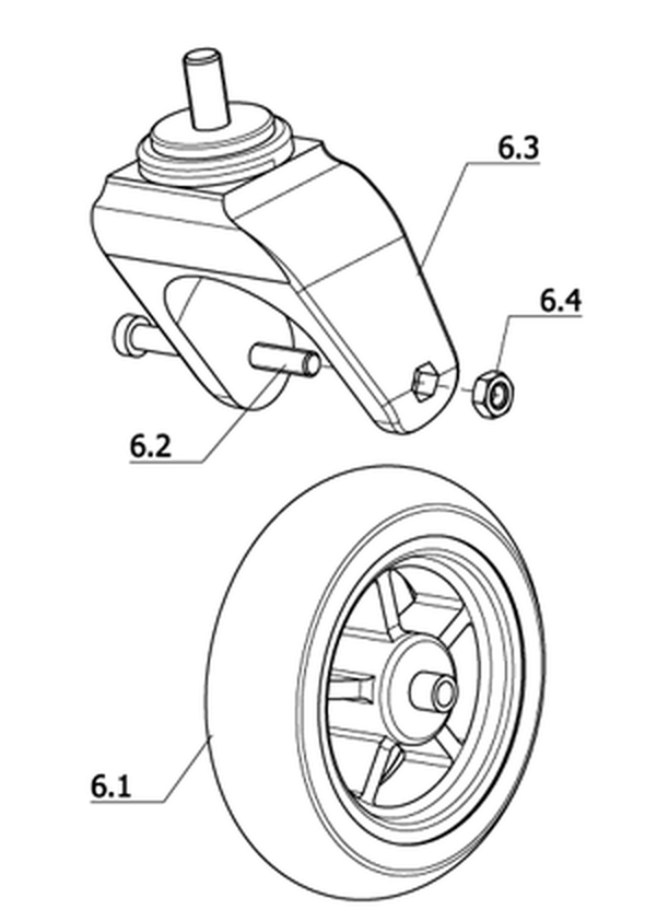 Lenkrad ø142 Vollgummi Soft (Code 154)
