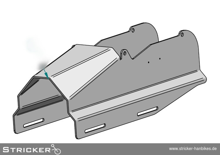 Pico Elektronikgabdeckung Kabel hinten – Stricker Handbikes, Bestellnummer 720021-0