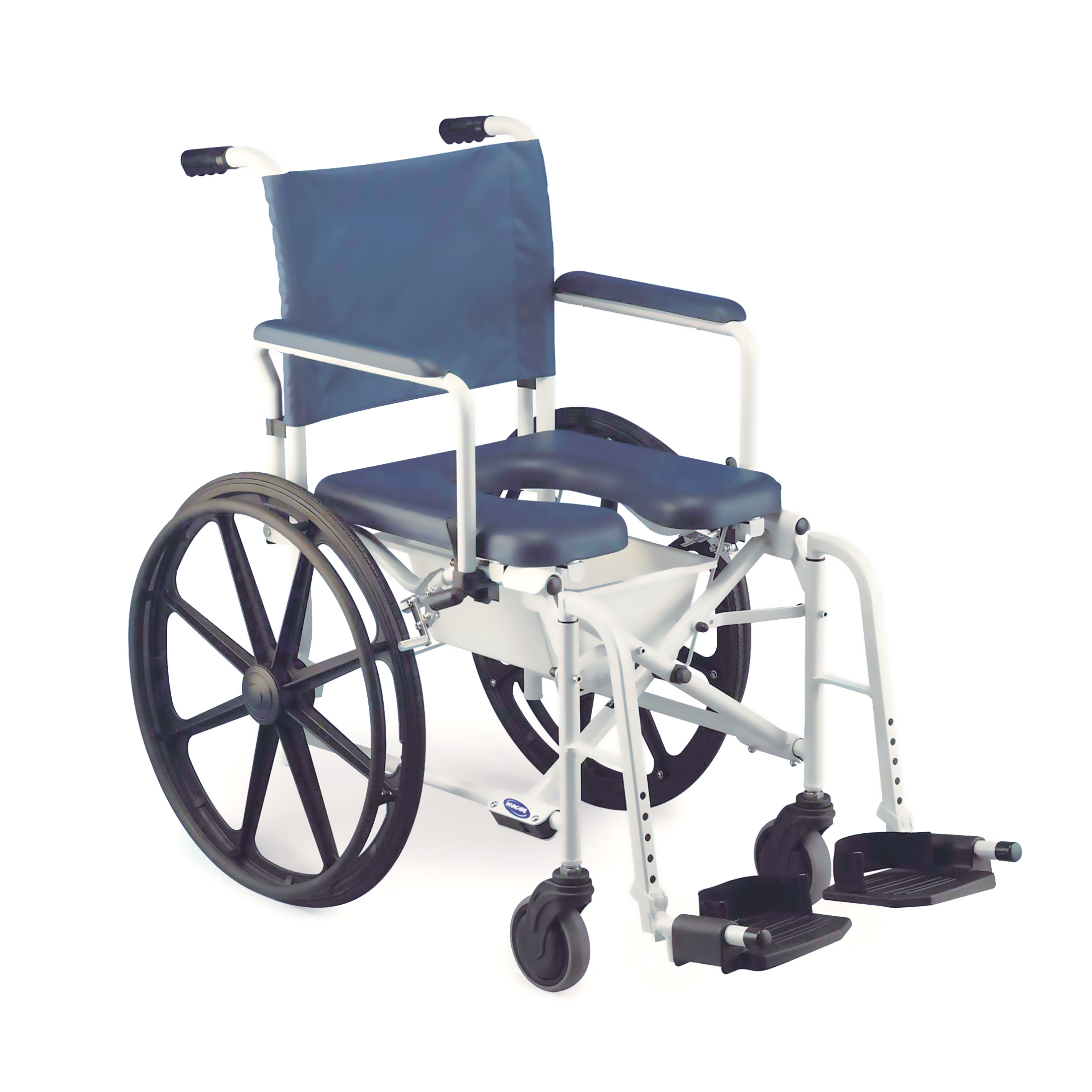Invacare H273 Lima Dusch- und Toilettenrollstuhl mit 24"-Rädern