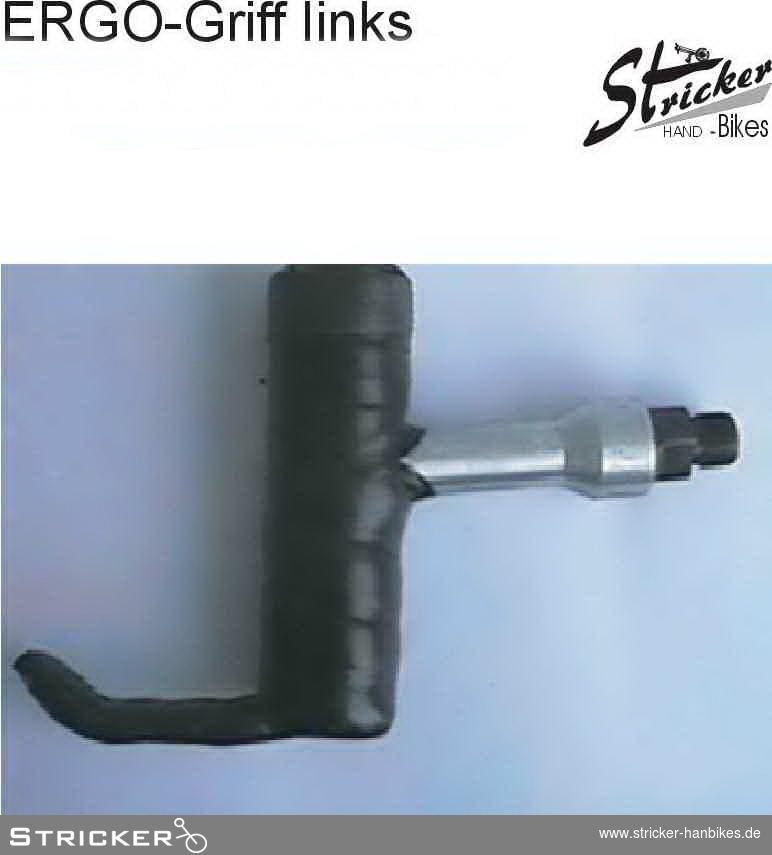 ERGO-Griff links – Stricker Handbikes, Bestellnummer 301053-0