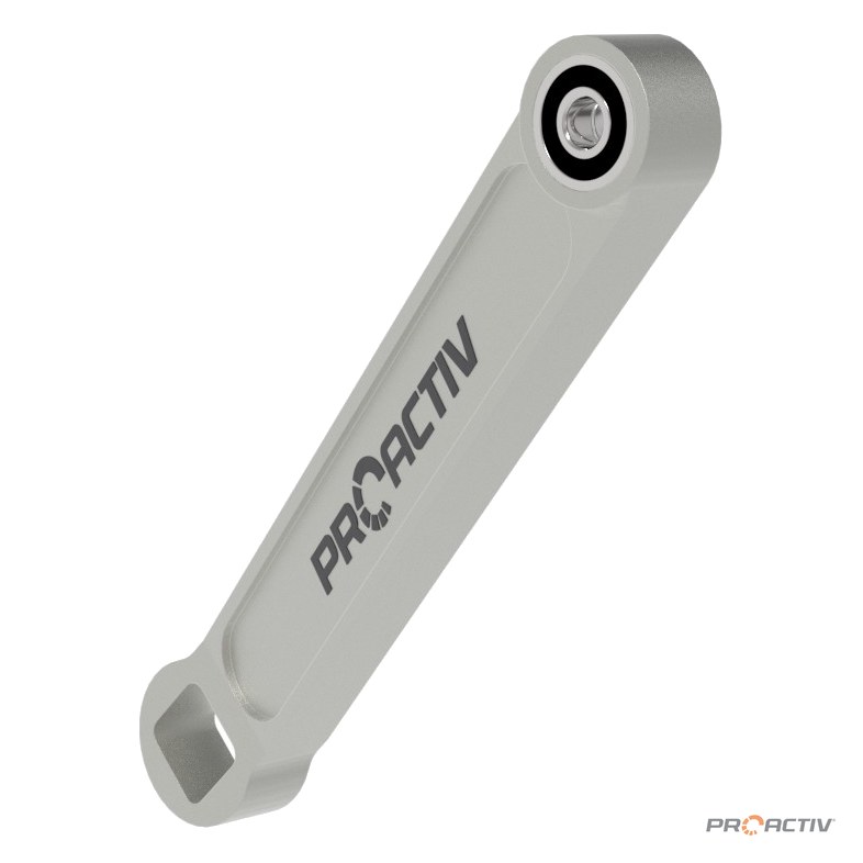 PRO ACTIV Ersatzteil – Tretkurbel 195mm mit Vierkantaufnahme