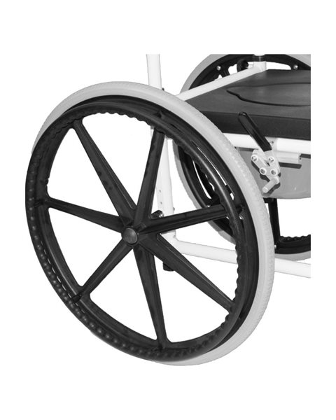 Mobilex 24" Kunststoffräder mit Steckachse für 302015/18/19/20 inkl. Adapter, Satz mit 2 Stück
