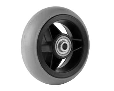 4"RAD D=100MM/B=30MM NL=45MM Felge Schwarz