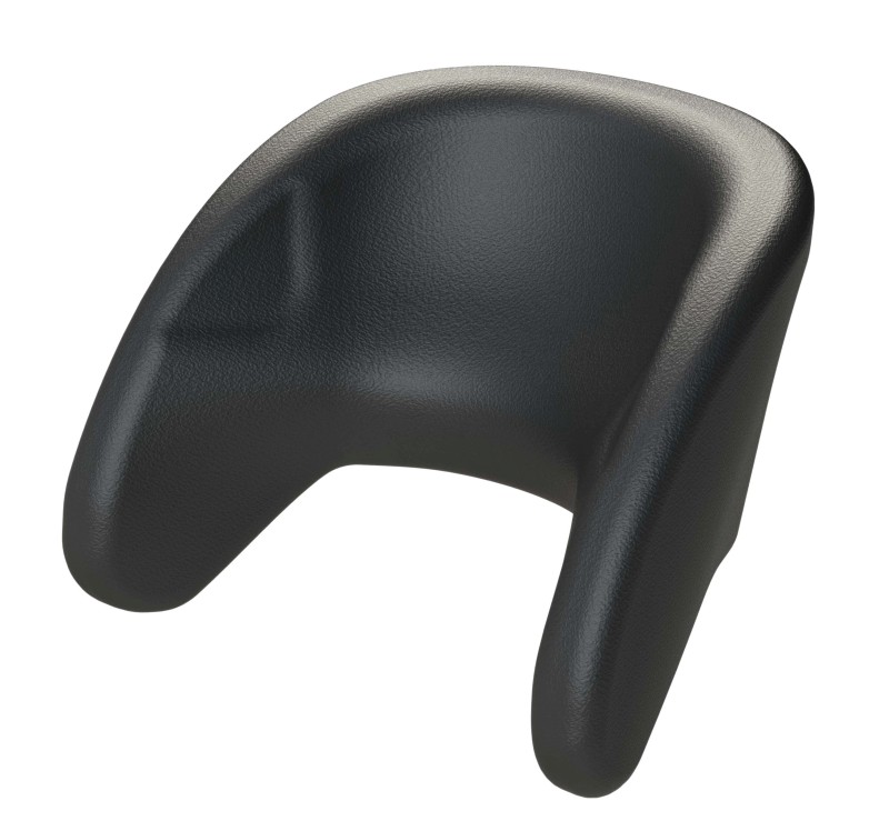 Kopfstütze 10 aus PU-Schaum, schwarz