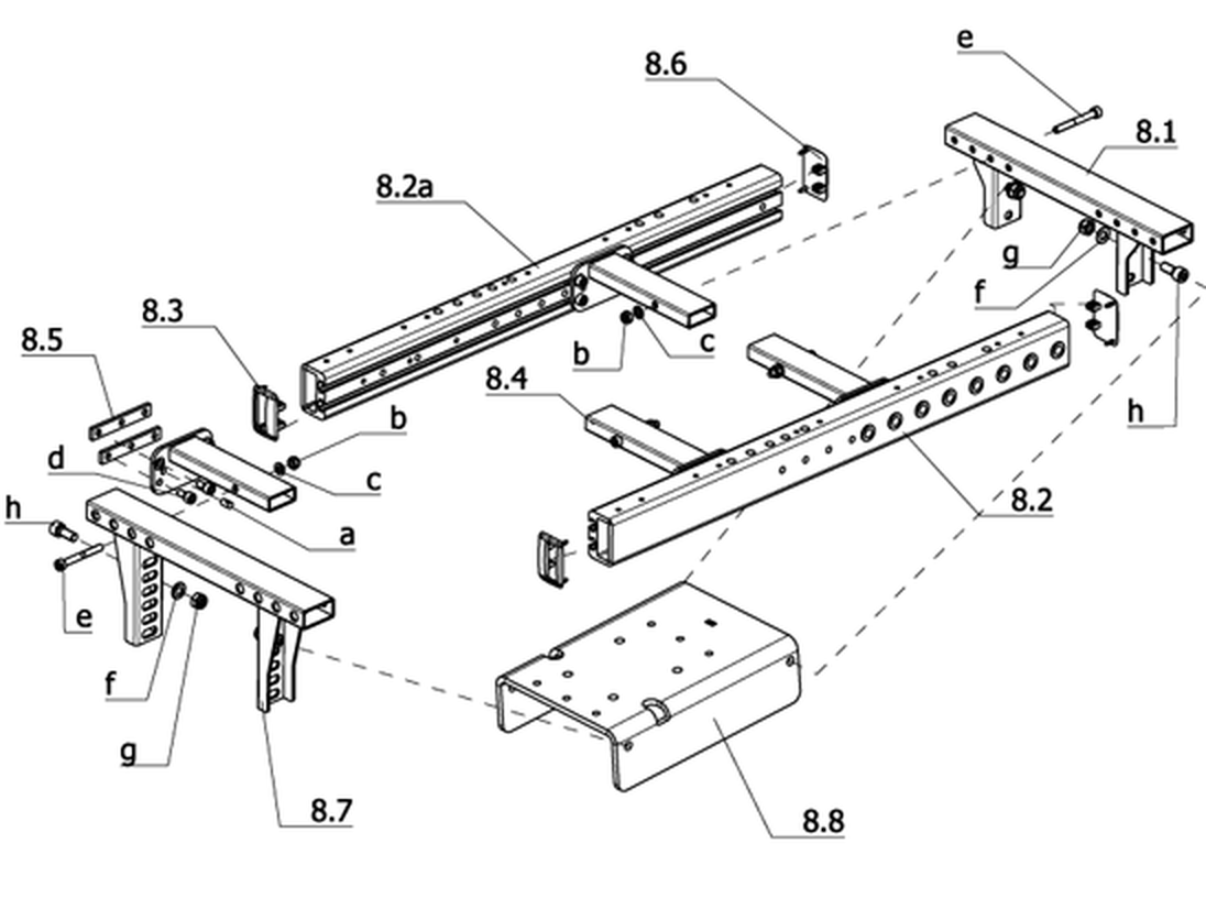 Sitzneigungsverstellung mechanisch (Code 119)