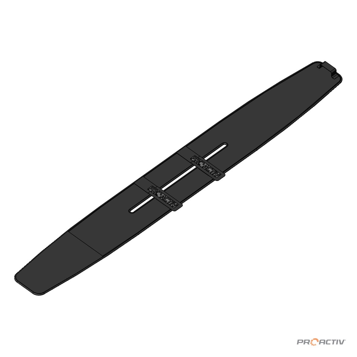 PRO ACTIV Ersatzteil – Brustgurt Größe XL, 165cm, Neopren schwarz