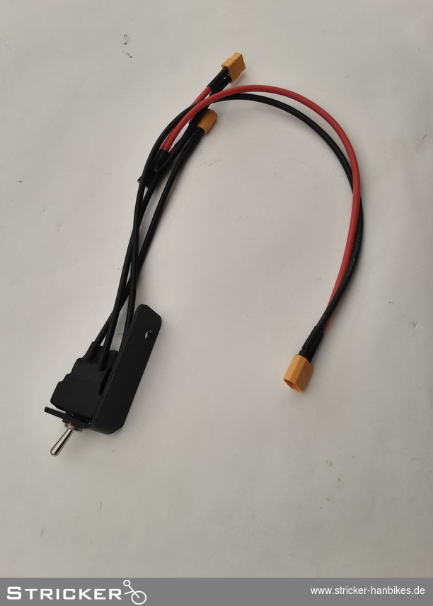 Lipo Cross Wild Umschalter für 2 Akkus – Stricker Handbikes, Bestellnummer 632183-0