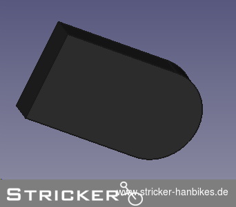 Kinnschaltung Gummiauflage Gas Dynamic – Stricker Handbikes, Bestellnummer 983541-0