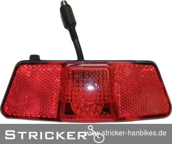 LIPO Puma Rücklicht 36 V – Stricker Handbikes, Bestellnummer 631010-0