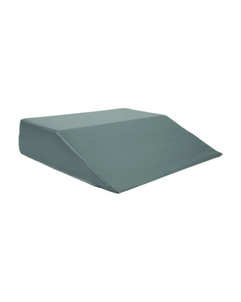 Mobilex Doppellagiges Keilkissen, 43 x 45 x 10/0 cm, mit grauem Decutex-Bezug