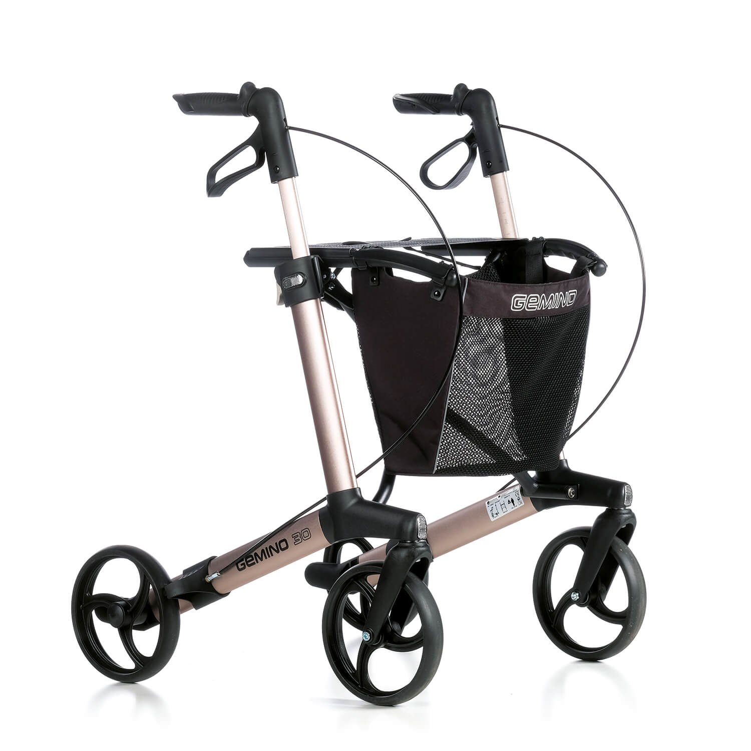 Gemino 30 Leichtgewicht-Rollator in Champagne