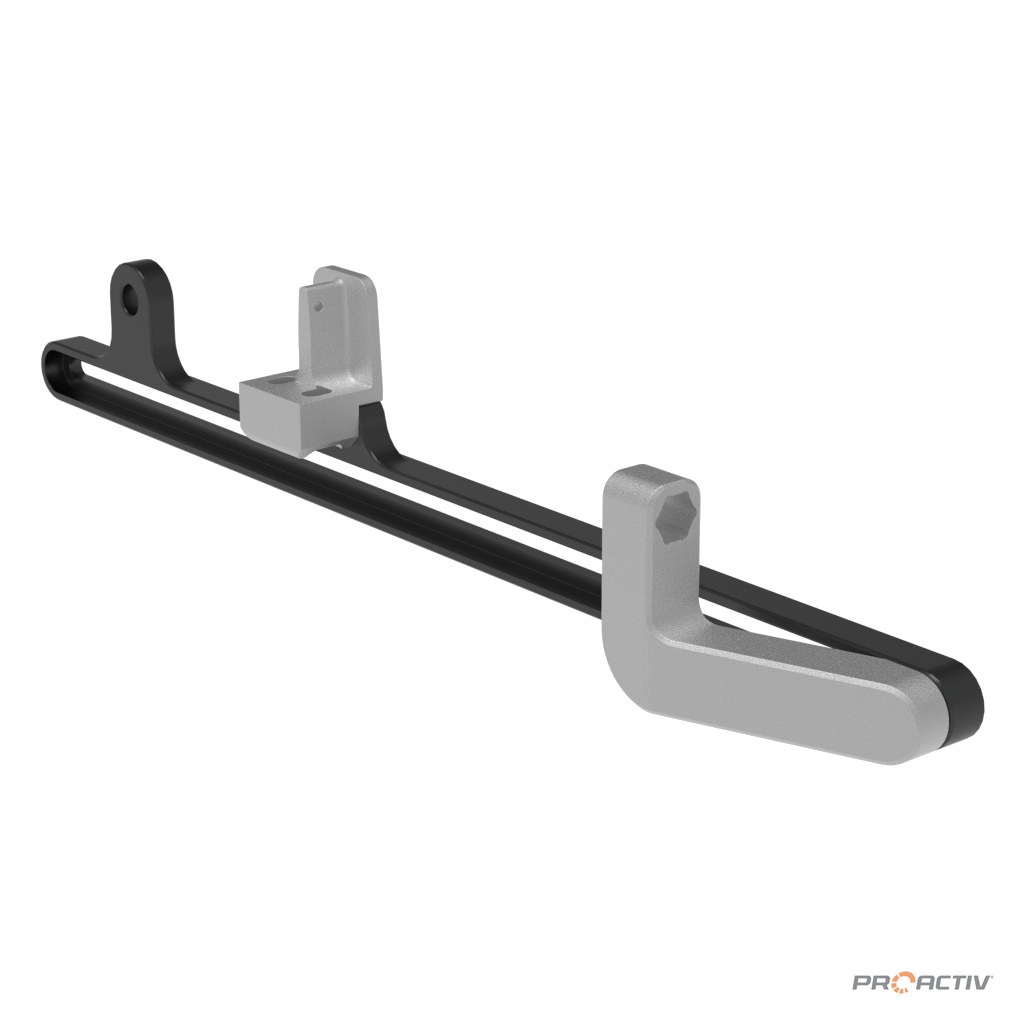 PRO ACTIV Ersatzteil – Halteleiste links Verstellbereich 295mm