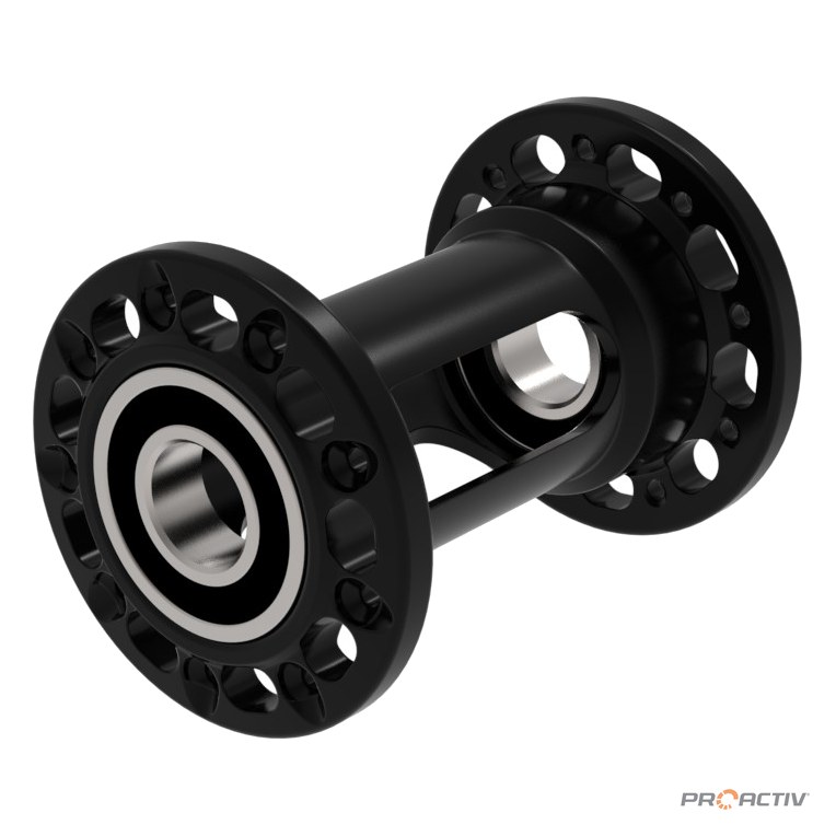 PRO ACTIV Ersatzteil – Aluminium-Litelinenabe schwarz