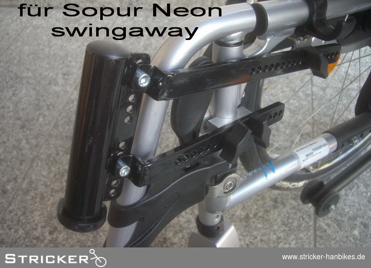 ADAPTER Sopur/Quickie Neon Swingaway – Stricker Handbikes, Bestellnummer 221017-0