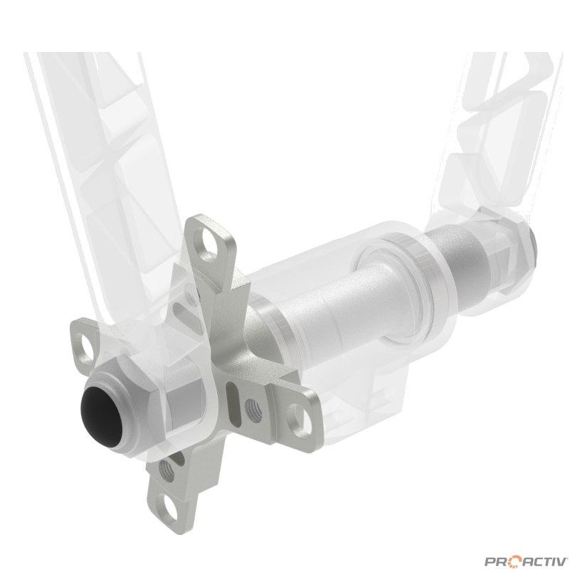 PRO ACTIV Ersatzteil – Tretlagerwelle Griffweite 40cm mit